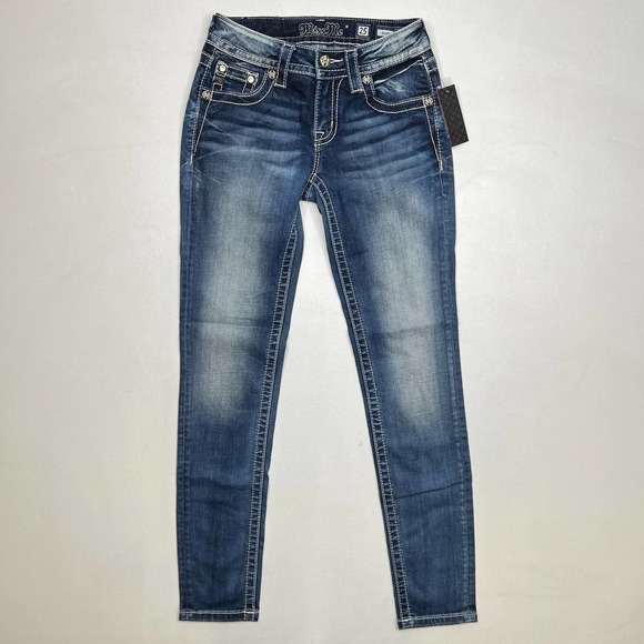 Miss Me Standard Skinny Stretch Jeans NWT Size 25 - Picture 4 of 12